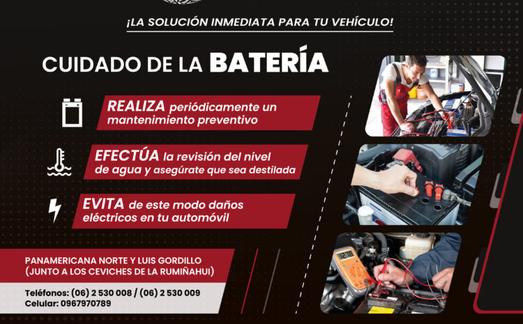  Cuidado de la batería