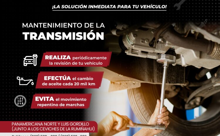  Mantenimiento de la transmisión